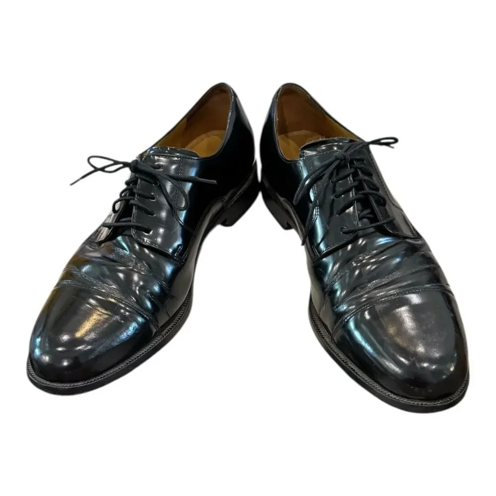 Cole Haan Men’s Black Leather Oxfords Dress Shoes 10.5